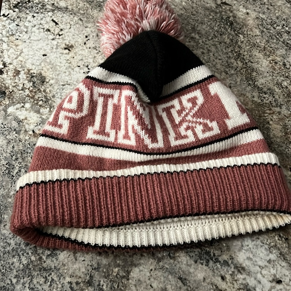 Pink winter hat